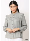 Grey Colour Shiri Vol 2 Cotton Casual Wear Ladies Top 112